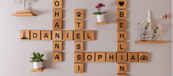 Regale Eiche für Dekoration – Ergänzung für Deine Buchstaben-Wand – Bild 2